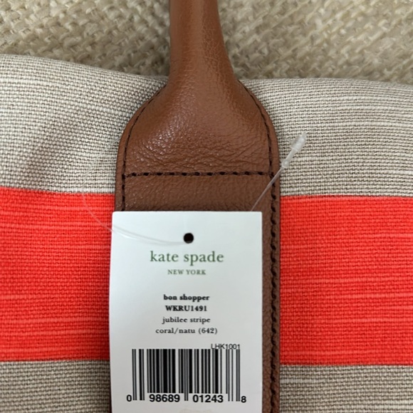 Kate Spade Bon Shopper Jubilee Stripe NWT - Picture 4 of 5